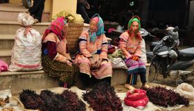 Capture the vibrant energy of Bac Ha Market’s Sunday gem